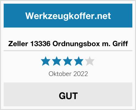 Zeller 13336 Ordnungsbox m. Griff Test