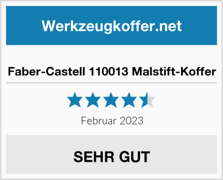  Faber-Castell 110013 Malstift-Koffer Test