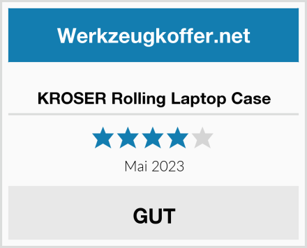  KROSER Rolling Laptop Case Test