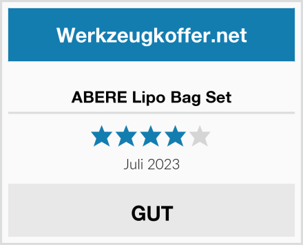  ABERE Lipo Bag Set Test