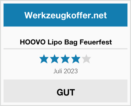  HOOVO Lipo Bag Feuerfest Test