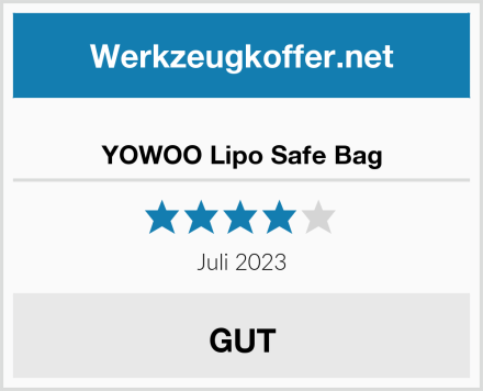  YOWOO Lipo Safe Bag Test