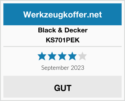 Black & Decker KS701PEK Test