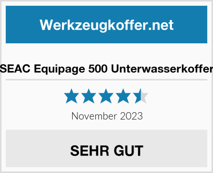  SEAC Equipage 500 Unterwasserkoffer Test