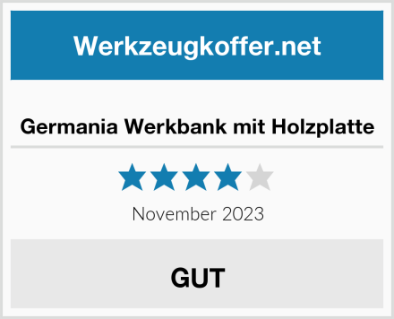  Germania Werkbank mit Holzplatte Test