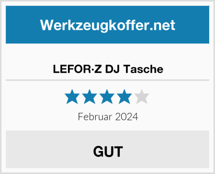  LEFOR·Z DJ Tasche Test