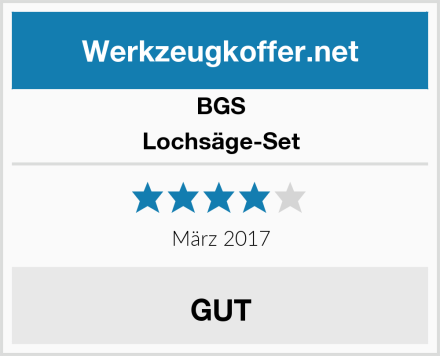 BGS Lochsäge-Set Test