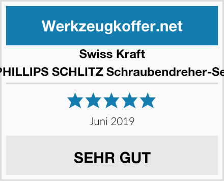 Swiss Kraft PHILLIPS SCHLITZ Schraubendreher-Set Test