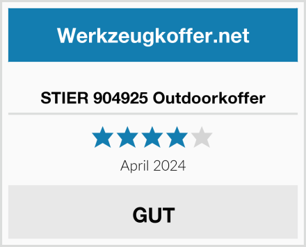  STIER 904925 Outdoorkoffer Test