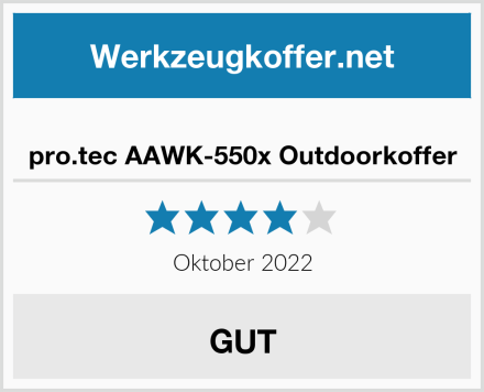  pro.tec AAWK-550x Outdoorkoffer Test