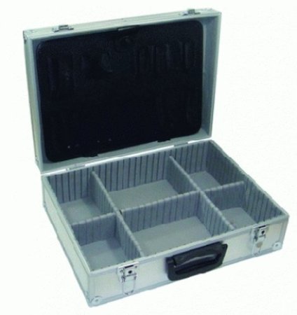 Aluminium-Koffer Werkzeugkoffer Kamerakoffer Modellbaukoffer 58 x 50 x18 cm NEU 