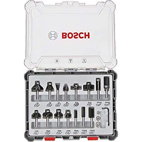 Bosch 15tlg. Fräser Set